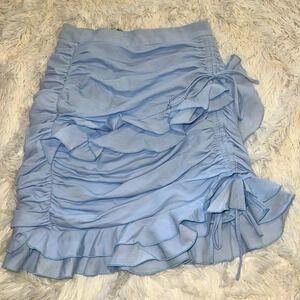 Tiger Mist Skirt size XS with Drawstring And ruffles